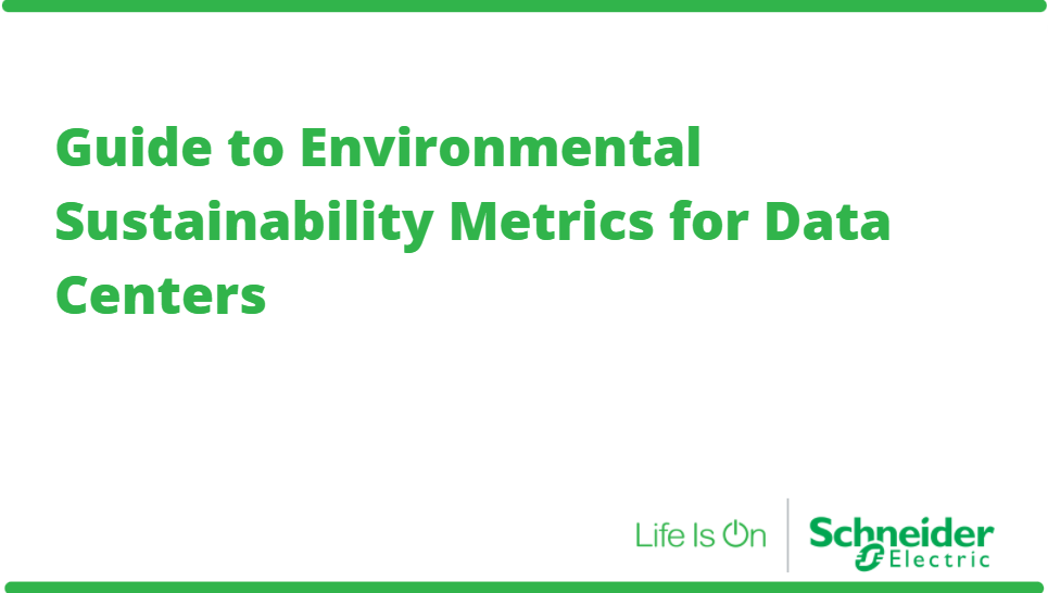 Schneider Electric - Guide to Environmental Sustainability